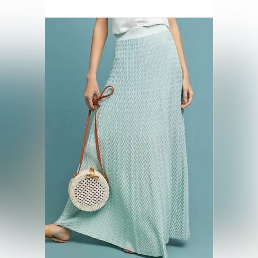 Anthropologie Cecilia Prado Knit Maxi Skirt Size XL NWT